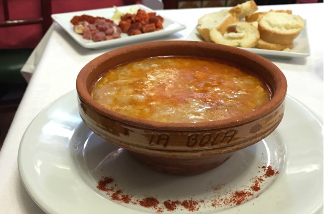 sopas de ajo madrid