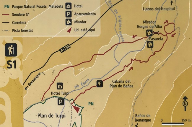 Mapa Gorgas del Alba