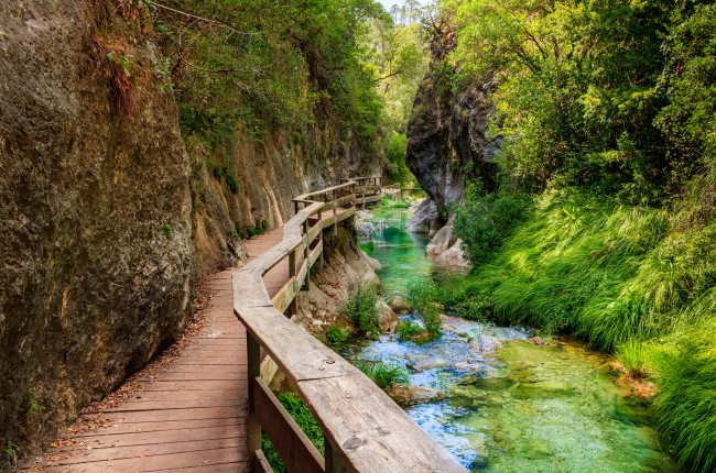 Sendero del río Borosa cerrada de Elías