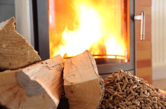 Caldera de biomasa pellet madera