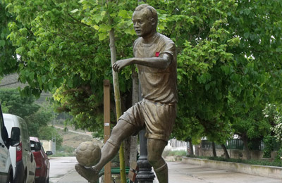 Estatua Andrés Iniesta