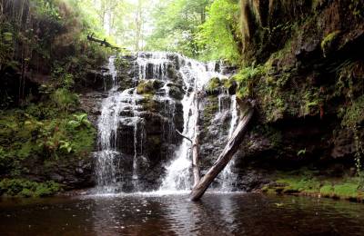 Pozo del Infierno en el río Viaña